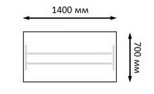 Столешница на 1400 мм