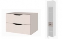 Секция шкафа с двумя ящиками