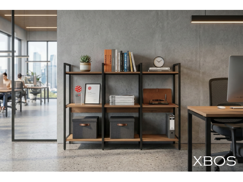 Стеллаж XBOS 3 полки (1160х400х952)