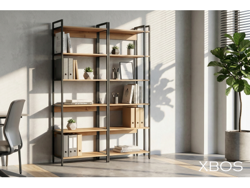 Стеллаж XBOS 6 полок (1180х400х2080)