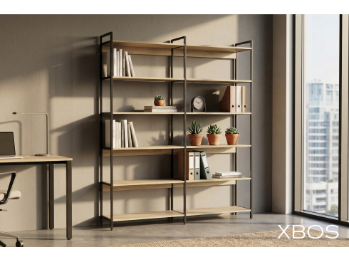 Стеллаж XBOS 6 полок (1580х400х2080)