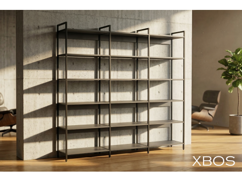Стеллаж XBOS 6 полок (1760х400х2080)