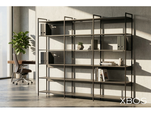 Стеллаж XBOS 6 полок (2360х400х2080)